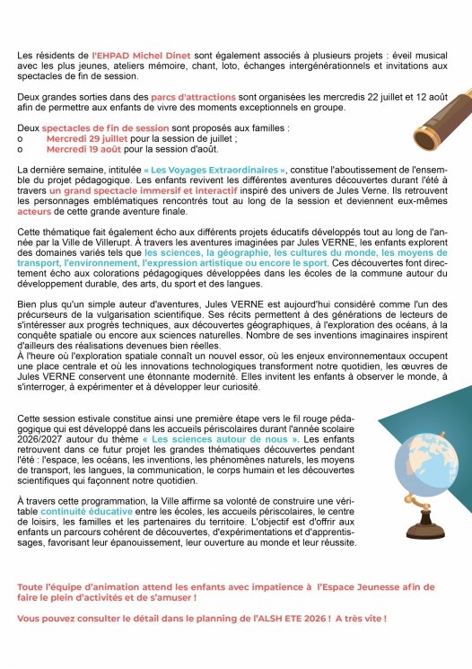 présentation alsh été 2026