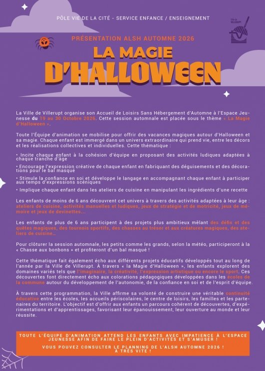 Présentation ALSH Automne